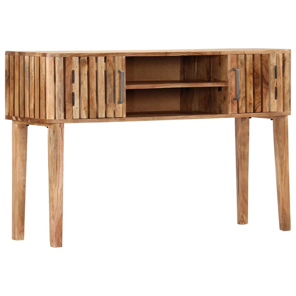 Petromila vidaXL Konzolový stolík 120x35x76 cm masívne akáciové drevo